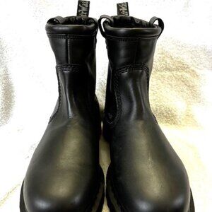Doc Martin Anistone Lo leather pull on lug sole black boot NWOT Men's Size 11